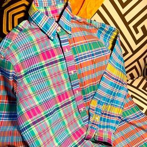 Ralph Lauren Plaid Long Sleeved Button Down